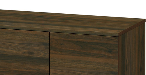 Amidon - TV Stand For TV's Up To 47.3", With 2 Storage Shelves & 1 Cabinet, Modern Entertainment Centre For TV In Living Room - Walnut