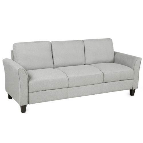 3 Seat Sofa Living Room Sofa - Light Gray