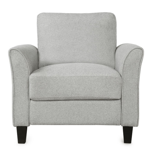 Living Room Furniture Chair And 3 Seat Sofa - Light Gray