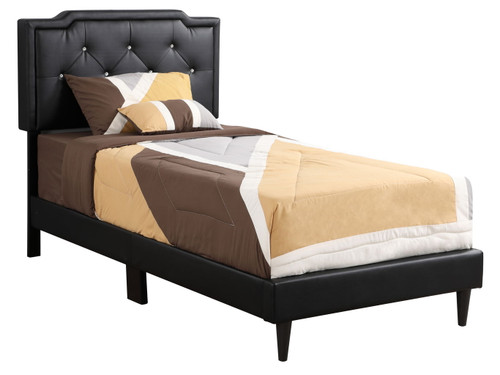 Deb - Twin Bed - Black