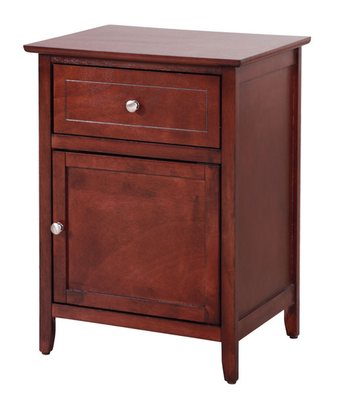 Izzy - Nightstand For Modern Spaces - Cherry