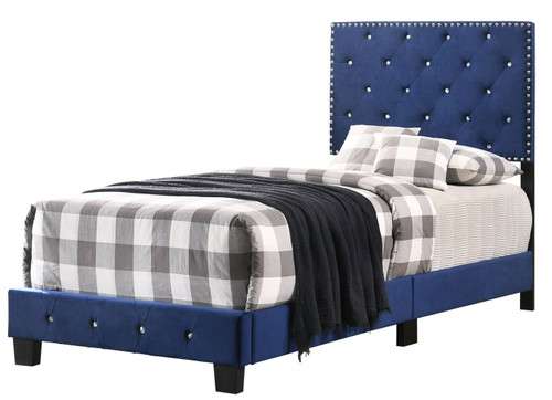 Suffolk - Twin Bed - Navy Blue