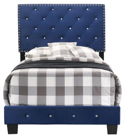 Suffolk - Twin Bed - Navy Blue