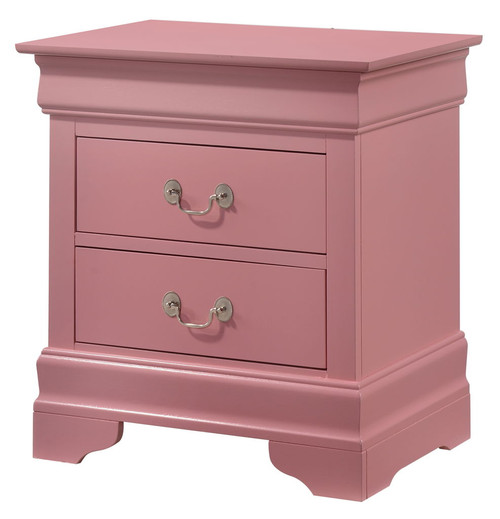 Louis Phillipe - Nightstand - Pink