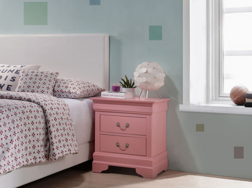 Louis Phillipe - Nightstand - Pink