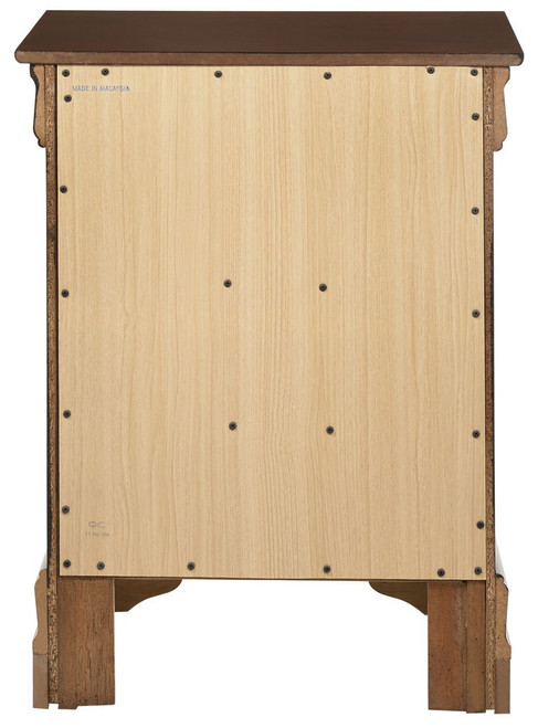 Louis Phillipe - 3 Drawer Nightstand - Cappuccino