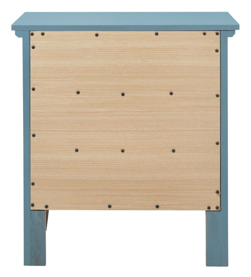 3 Drawer Nightstand - Teal