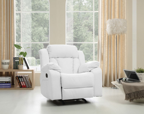 Daria - Rocker Recliner - White
