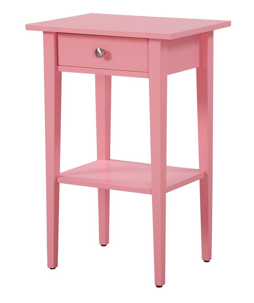 Contemporary Nightstand - Pink