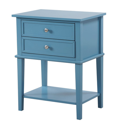 Newton - Stylish Contemporary Nightstand - Teal