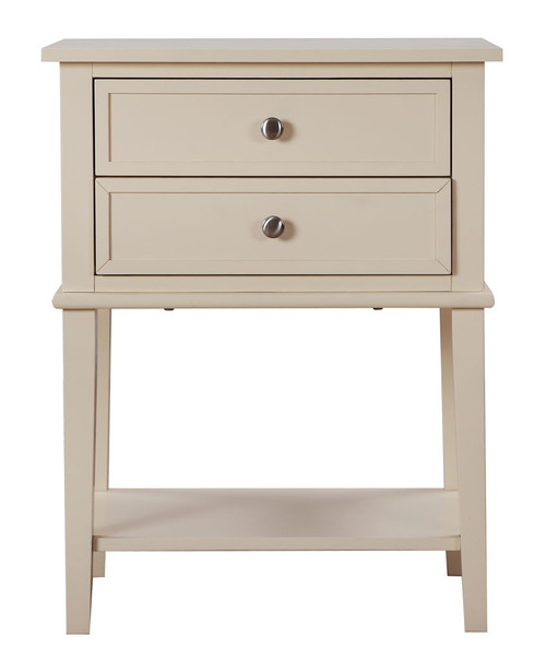Newton - Stylish Contemporary Nightstand - Beige