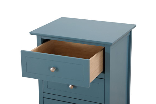 Daniel - Transitional Nightstand - Teal