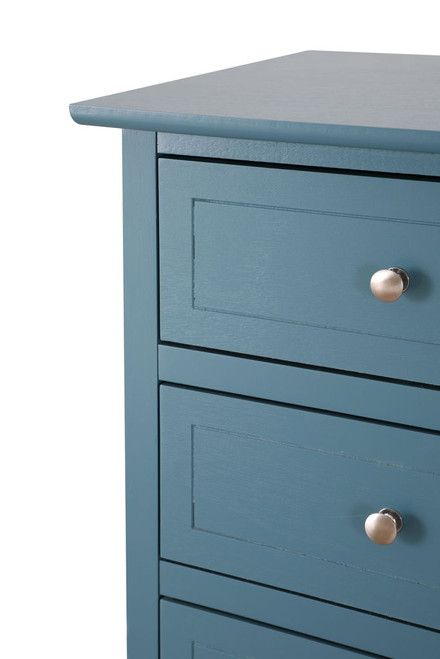 Daniel - Transitional Nightstand - Teal