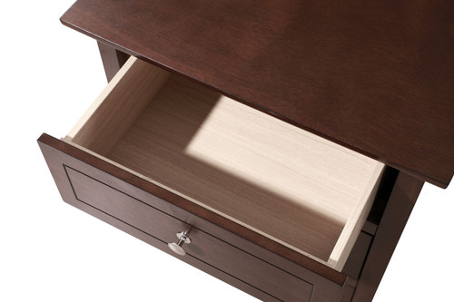 Daniel - Transitional Nightstand - Cappuccino