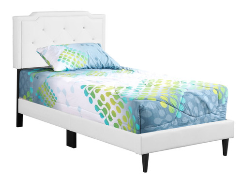 Deb - Twin Bed - White