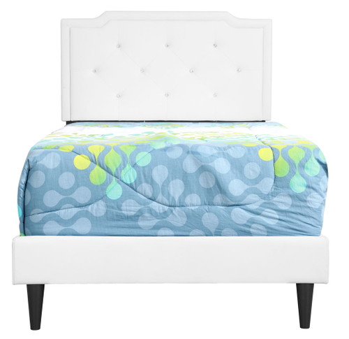 Deb - Twin Bed - White