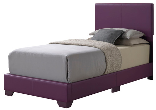 Twin Bed Stylish - Lively Purple Hue