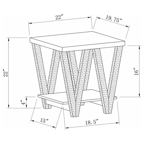 Stevens - Engineered Wood Table