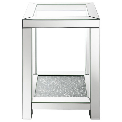 Valentina - Square Glass Top Table