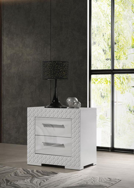 Ives - 2-Drawer Nightstand Bedside Table
