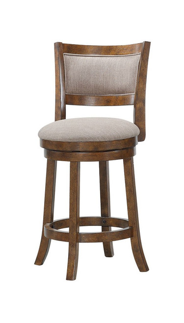 D01811 Burnt Brown 24 inch Swivel Counter Stool AV-D01811-GC by Avalon