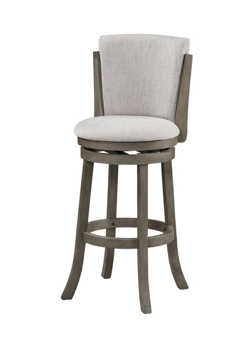D01977 Antique Gray 29 inch Swivel Barstool by Avalon
