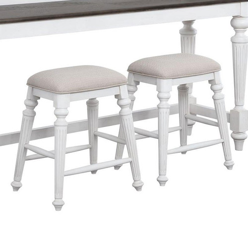 D0162 Backless Stool (Set of 2) by Avalon