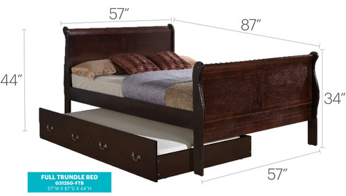 Elegant Trundle Bed With Timeless Charm