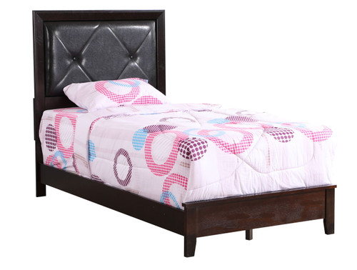 Padded Headboard Bed