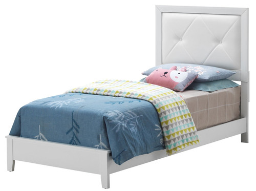 Padded Headboard Bed