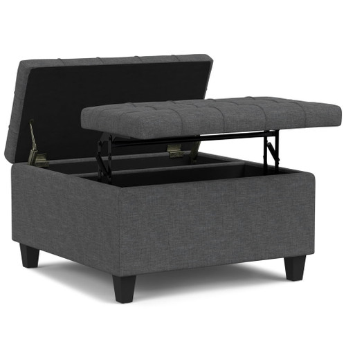 Harrison - Upholstered Coffee Table Storage Ottoman