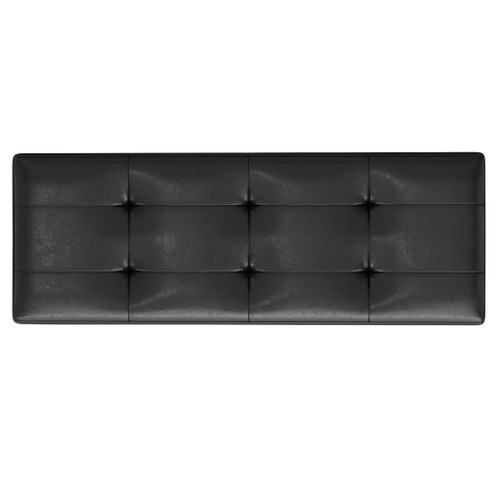 Shay - Large Square Coffee Table Storage Ottoman Mid-Century Style