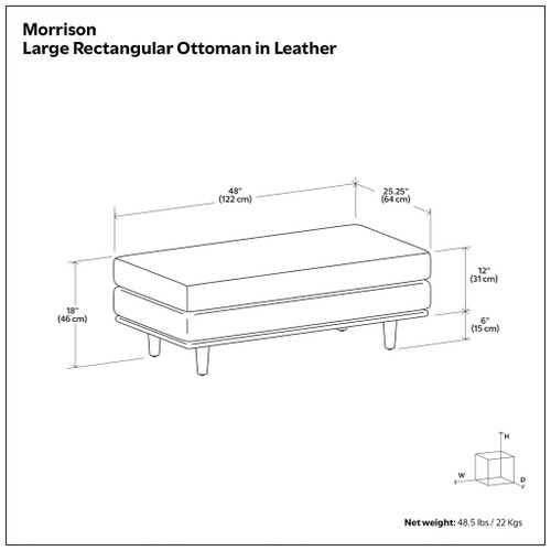 Morrison - Handcrafted Ottoman