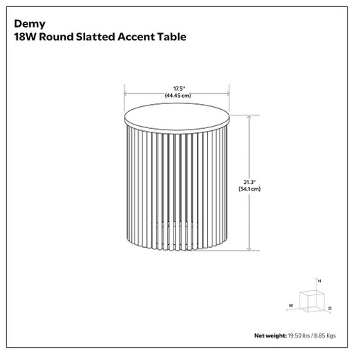 Demy - Handcrafted Metal Accent Table