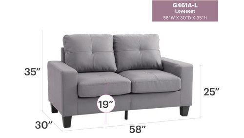 Track Arm Loveseat For Cozy Spaces