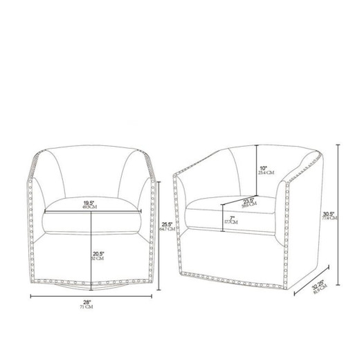 Luxurious Chair With 360 Degree Rotation