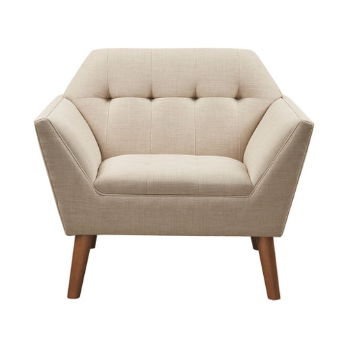 Modern Lounge Chair With Button Tufting