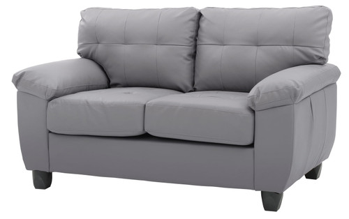 Stylish Loveseat With Padded Arms
