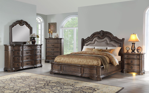 Tulsa Upholstered Bedroom Set AV-B1495 by Avalon