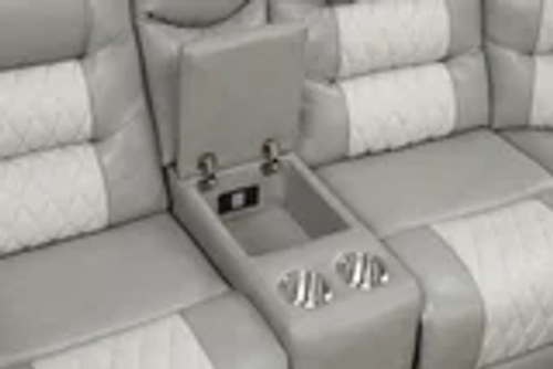 Jordon Reclining Sectional in Leather Gel Jordon Reclining Sectional in Leather Gel