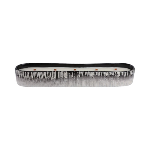 Night Glam Nazare Long Portugal Candle - Black / White