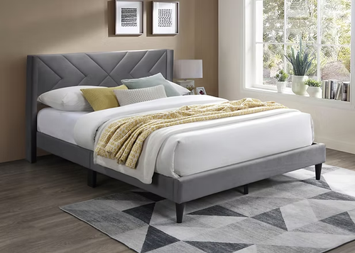 Dona Charcoal Platform Bed B8351 by New Era Innovations