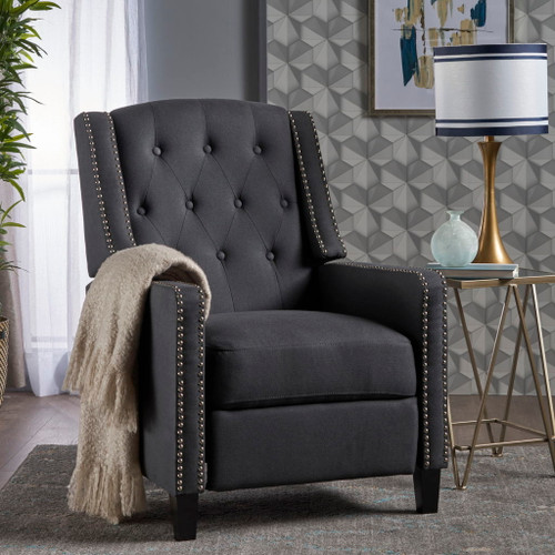 Classic Fabric Push Back Chair