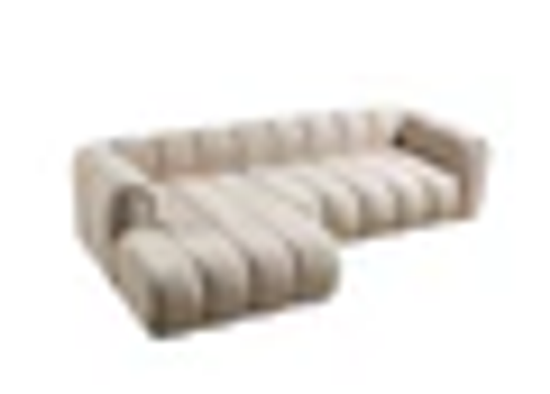 Lis Sand Boucle LAF 115" Sectional