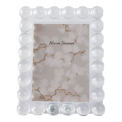5"x7" Crystal Bubble Photo Frame - Clear