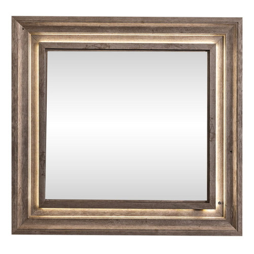 Horizons - Lighted Mirror - Gray