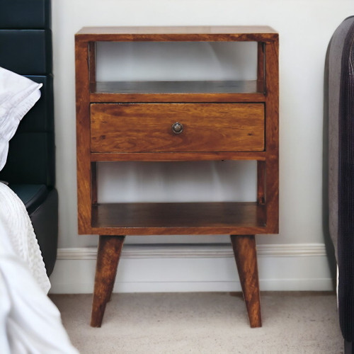 Dante - Nightstand - Chestnut Dante - Nightstand - Chestnut