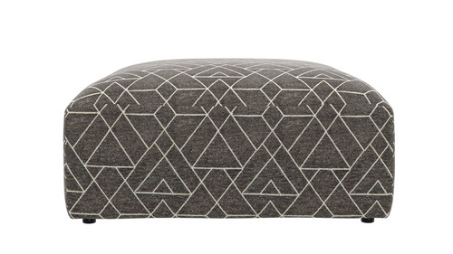 Reddington - Cocktail Ottoman - Umber