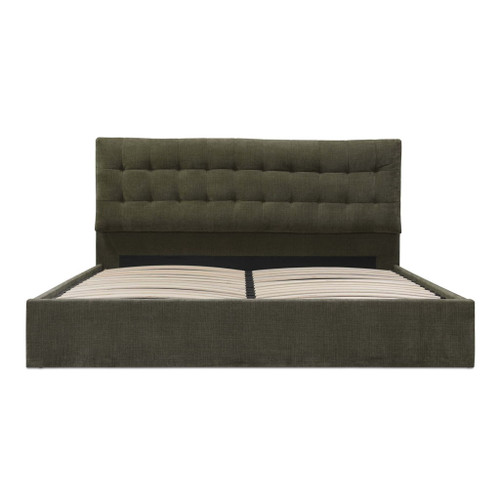 Sebastion - King Storage Bed - Green