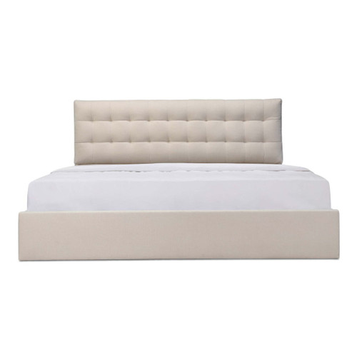 Sebastion - Queen Storage Bed - Cream